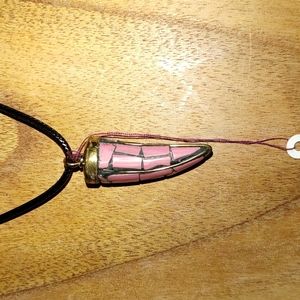 Turkish horn necklace